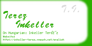 terez inkeller business card